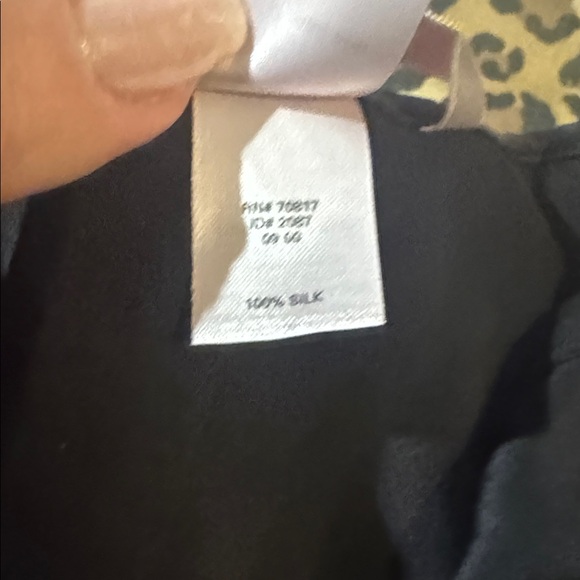 Victoria's Secret Vintage Black Silk Short Gown w/ Cut-Out Back - Picture 10 of 10